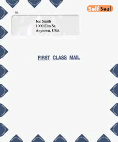 Single Window Self Seal 1040 First Class Envelope (9 1/2 in x 11 1/2 in) (100 Envelopes)