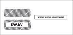Double Window Envelope for 1099-INT Multiple Account Style 