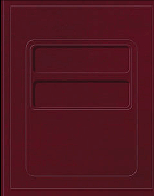 Burgundy Tax Folder with Pocket and Standard Windows (8 3/4 in x 11 1/4 in) (100 Folders)
