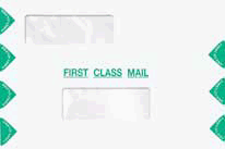 Double Window First Class Envelope (6 in x 9 in) (100 Envelopes)