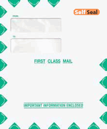 Double Window Self Seal First Class Tax Organizer Envelope for Lacerte and ProSeries (9 1/2 in x 11 1/2 in) (100 Envelopes)
